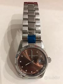 Orologio da polso acciaio con strass