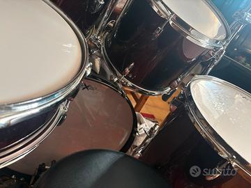 Batteria baxter+ piatti paiste e meinl hcs