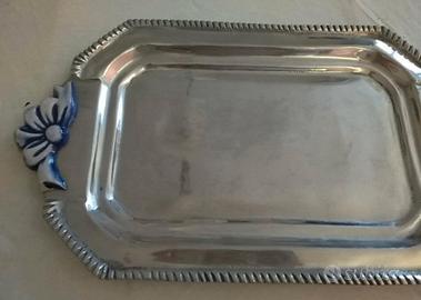 Vassoio fusione alluminio lucidato