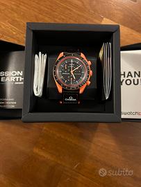 Omega x Swatch Mission to Earth Lava