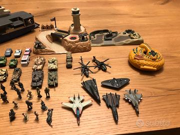 Micromachines militari e guscio Mighty Max