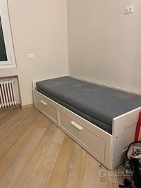 letto singolo trasformabile in letto doppio ikea