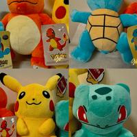 Set 4 Peluche Pokémon Starter