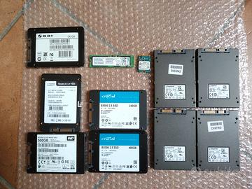 SSD SATA e NVMe vari