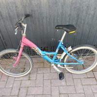 Bicicletta Bambino azzurra e rosa