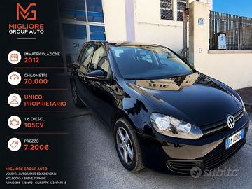 Volkswagen Golf 6 1.6D 105CV 77.000KM 5 porte 2012