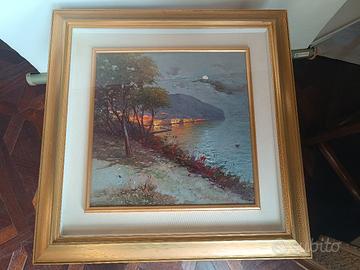 Dipinto Vittorio Colucci (1935) - Marina

