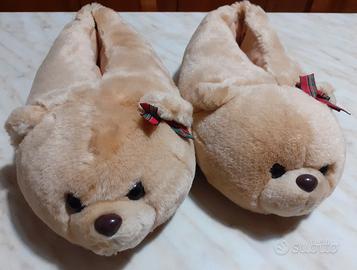 Pantofole Peluche a forma di Orsetti taglia 41/42