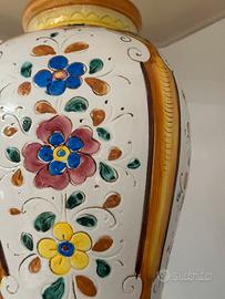 Lampada in ceramica artigianale