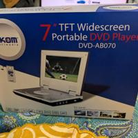 DIKOM 7" TFT Widescreen P ortable DVD PLAYER dvd-