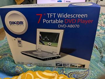 DIKOM 7" TFT Widescreen P ortable DVD PLAYER dvd-