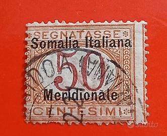 Somalia italiana- segnatasse soprastampata