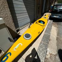Canoa con pagaia