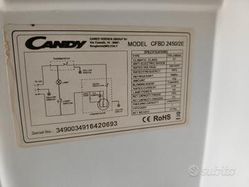 frigorifero Candy Incasso CFBD 2450/2E