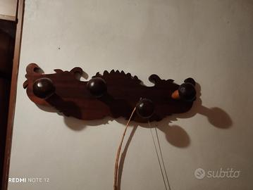 attaccapanni legno massiccio