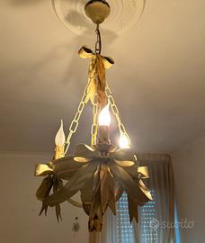 Lampadario vintage + 2 lampade comodini