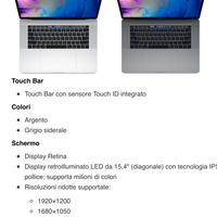 MacBook Pro 15” 2019