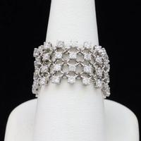 ANELLO FASCIA MORBIDA IN ORO 18 KT BRILLANTI