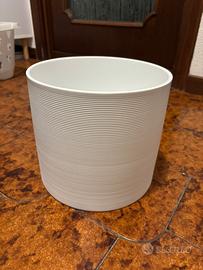 Coprivaso color panna 21,5 cm