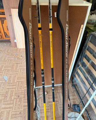 Coppia canne da pesca Shimano Beastmaster