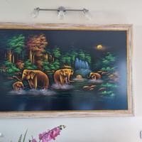 Quadro con elefanti
