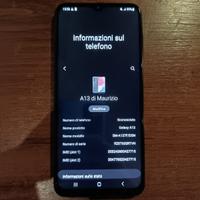 samsung a13 4gb ram- 64gb memoria interna dual sim