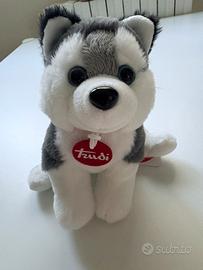 Peluche Trudy cane husky - puppy husky