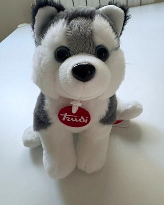 Peluche Trudy cane husky - puppy husky