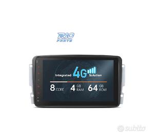 RADIO GPS ANDROID 13 PER MERCEDES CLASSE A C CLK G