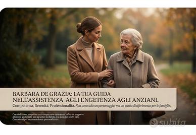 Badante compagnia e supporto anziani