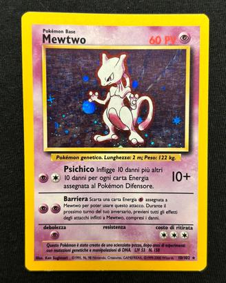 Pokemon Mewtwo 10/102 Set Base ITA