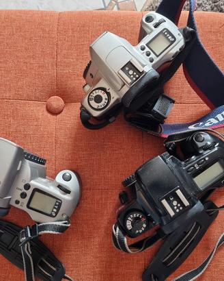 3 macchine fotografiche reflex rullino canon eos