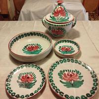servizio piatti ceramica toscana