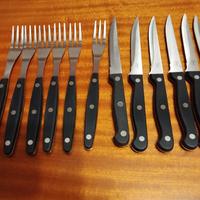 set posate da bistecca 