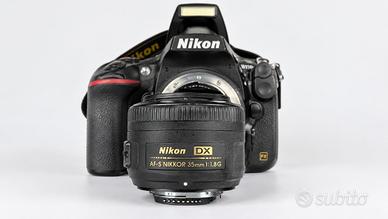 Nikon d810 con obiettivo 35 mm
