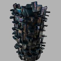 vaso Ritagli di Fulvio Bianconi per Venini 