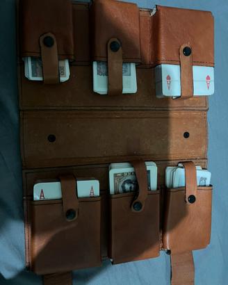 Portacarte Vintage in Vera Pelle