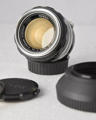 NIKON NIKKOR 50 MM F. 1,4 S CON UV E PARALUCE  TOP