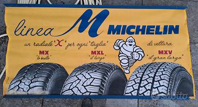 Cartellone pubblicitario Michelin anni '80