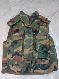 Us flak vest fragmentatio ground troops - woodland