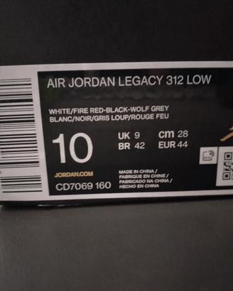 Nike Air Jordan Legacy 312 Low 44
