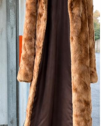Pelliccia vintage Sergio Soldano in castoro rasato