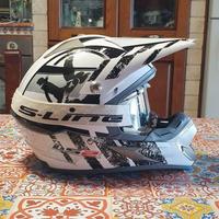 Casco LS2 da cross completo di Mascherina S-Line 