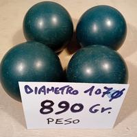 Bocce Professionali N.4 Peso 890 gr. Diametro 107