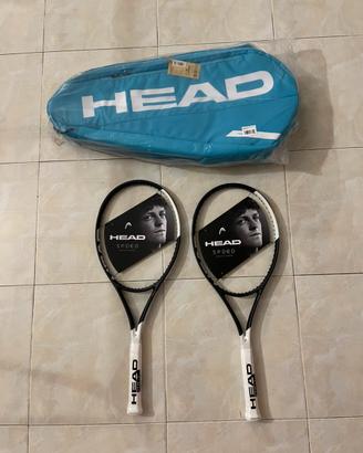 2 racchette da tennis head mp 2026 e borsone head