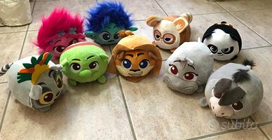 Blocco di 9 peluche Dreamworks a forma di palla