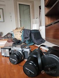 Olympus OM-10 + Obiettivi Zuiko + Flash