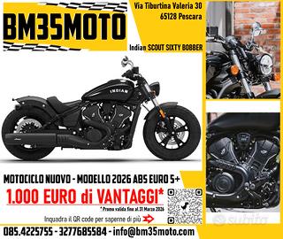 Indian Scout Bobber Sixty 2026 - PROMO