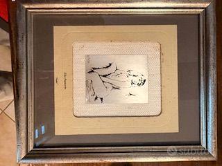 OPERA SU LASTRA DI ARGENTO A TIRATURA LIMITATA