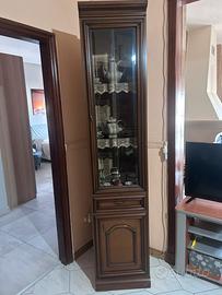 Vetrinetta in legno massello antiquariato